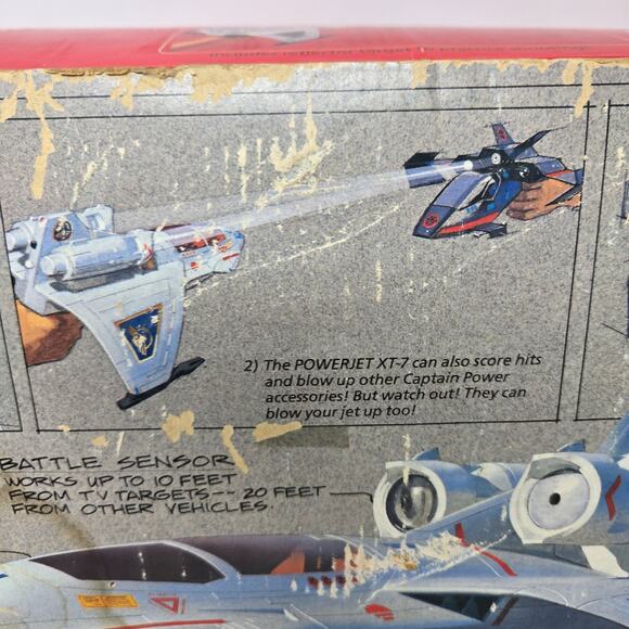 Captain Power Powerjet XT-7 4 Action Figures Weapon 3 VHS Tape Lot 1987 Complete - Picture 16 of 16